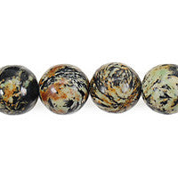 Fireworks Jasper Round Beads