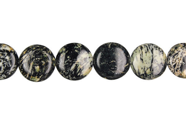 Fireworks Jasper Coin Beads