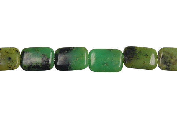 Chrysoprase (Australia) Flat Rectangle Beads