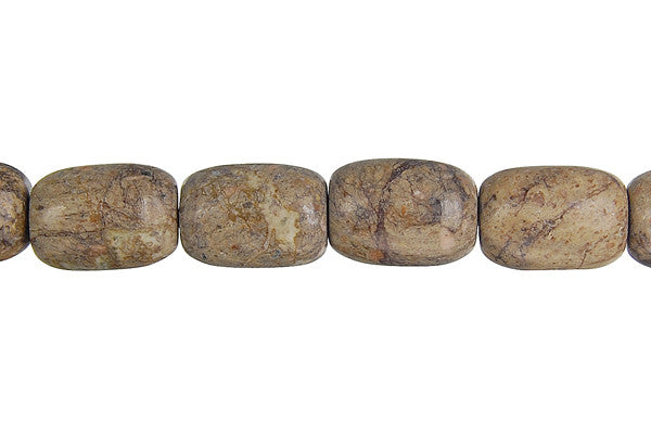 Picasso Jasper Drum Beads