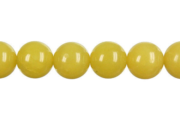 Olive Jade (Light) Round Beads