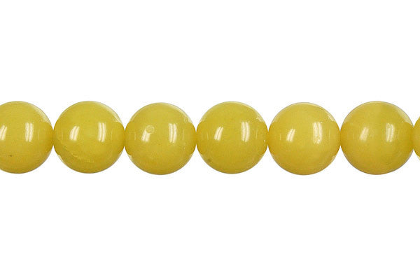 Olive Jade (Light) Round Beads