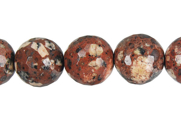 Mica Quartz Faceted Round Beads