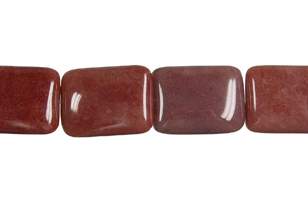 Chocolate Aventurine Rectangle Beads