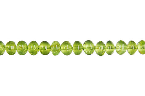 Peridot Rondelle Beads