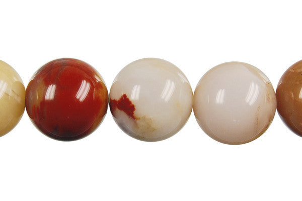 Oregon Picture Jasper Round Beads