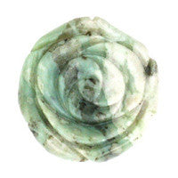 Pendant Peace Stone Carved Rose