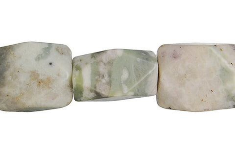 Peace Stone Faceted Nugget Beads