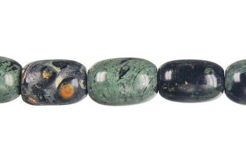 Kambaba Jasper Drum Beads