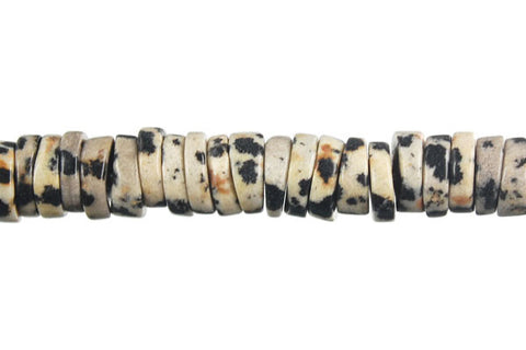 Dalmatian Jasper Disc Beads