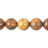 Tiger Iron Jasper Round Beads