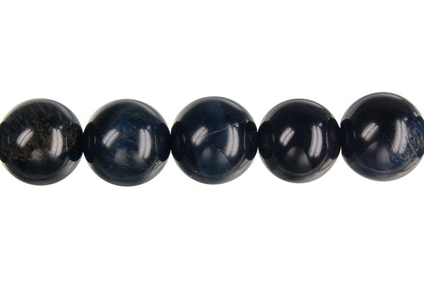 Blue Tiger Eye Round Beads