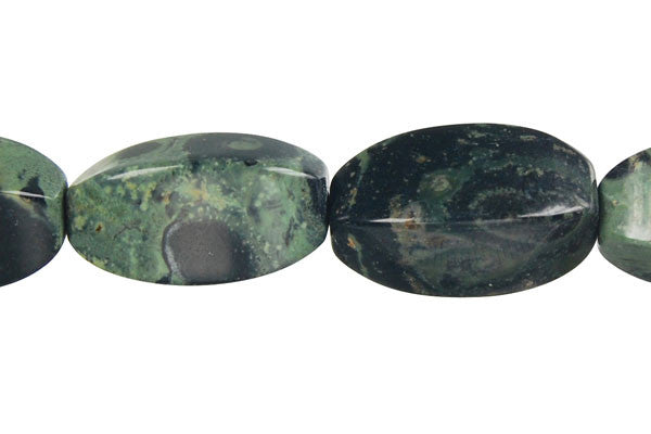 Kambaba Jasper Square Rice Beads