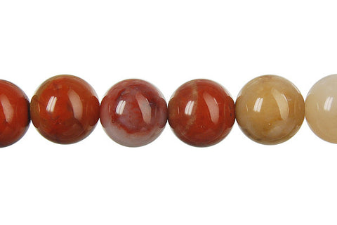 Oregon Picture Jasper Round Beads