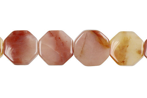 Oregon Picture Jasper Octagon Beads