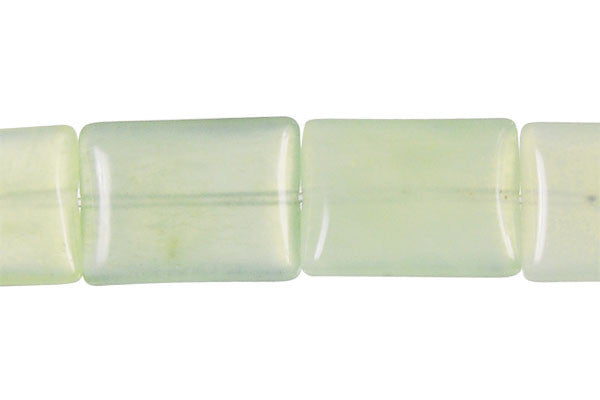 New Jade Puffy Rectangle Beads