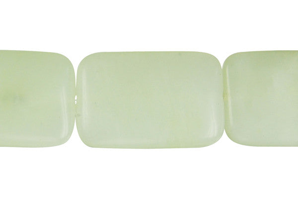 New Jade Puffy Rectangle Beads