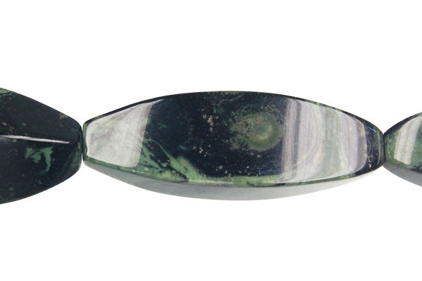 Kambaba Jasper Square Rice Beads