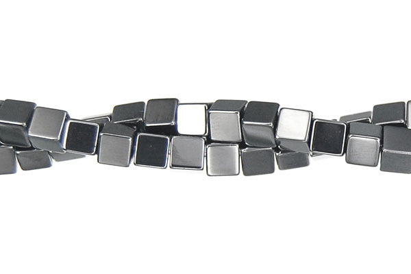 Hematite Cube Beads