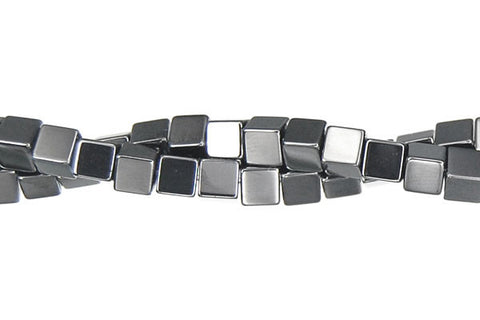 Hematite Cube Beads