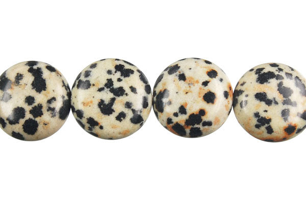 Dalmatian Jasper Button Beads