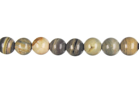 Silvermist Round Beads