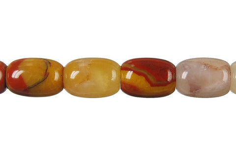 Oregon Picture Jasper Drum Beads