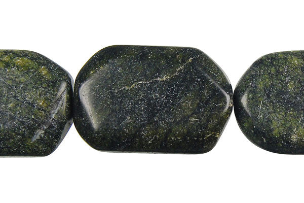 Russian Serpentine Hexagon Beads