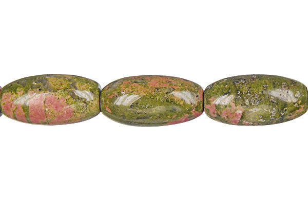 Unakite (Brazil) Rice Beads