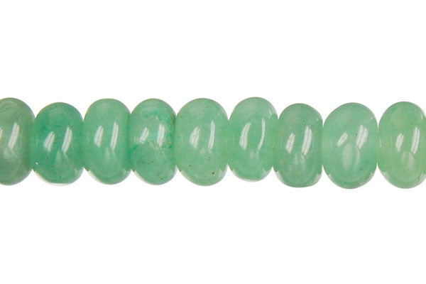 Green Aventurine Rondelle Beads