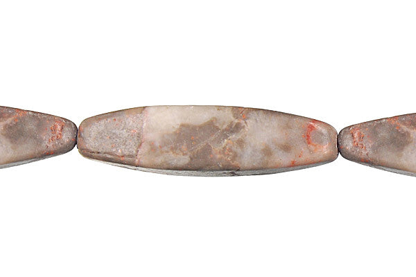 Sunset Jasper Square Rice Beads