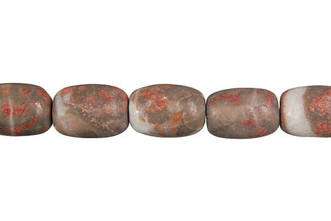 Sunset Jasper Drum Beads