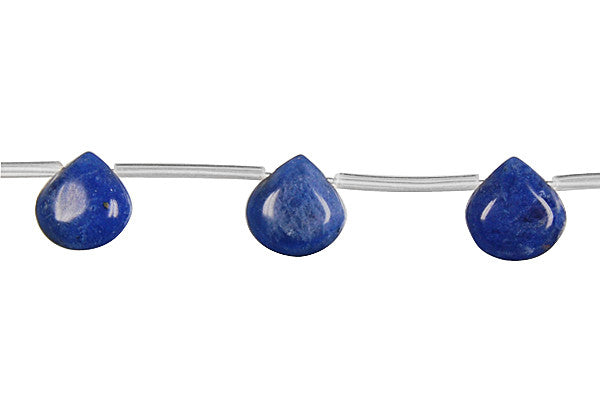 Sodalite Flat Heart Briolette Beads