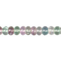 Fluorite (AA) Rondelle Beads