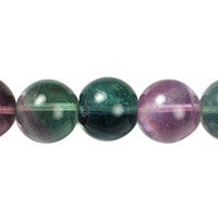 Fluorite (AA) Round Beads