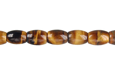 Tiger Eye Drum Beads