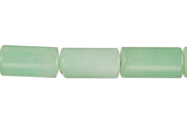 Green Aventurine Tube Beads