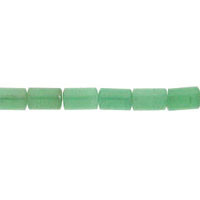 Green Aventurine Tube Beads