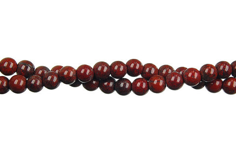 Poppy Jasper Round Beads