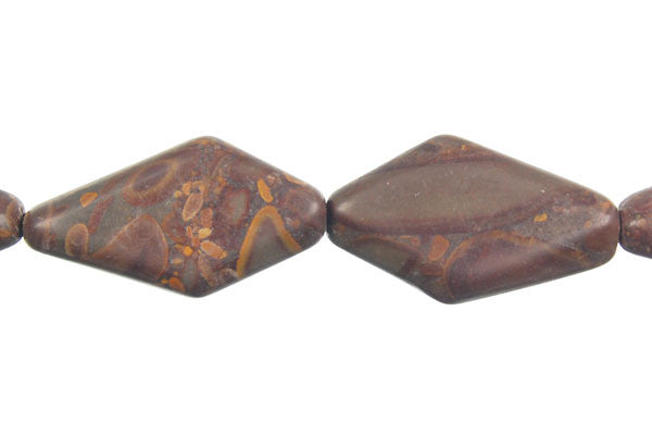 Golden Jasper Diamond Nugget Beads