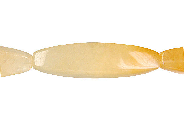 Yellow Jade Square Rice Beads