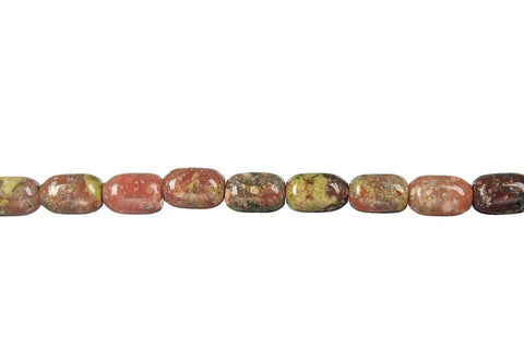 Unakite Drum Beads