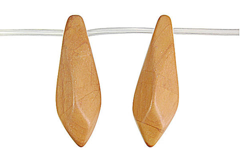 Wood Jasper Point Beads