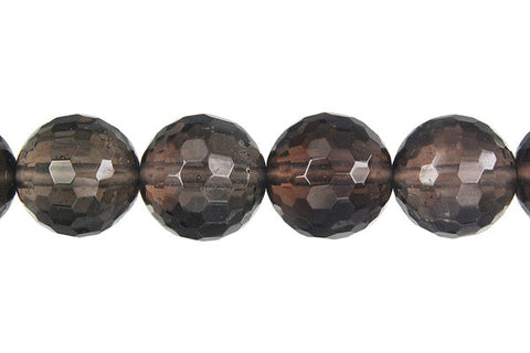 Smoky Quartz Faceted Round