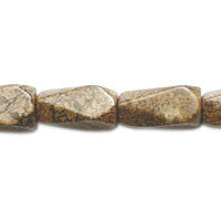 Picasso Jasper Diamond Nugget Pendant Beads