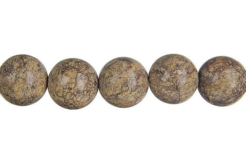 Picasso Jasper Round Beads