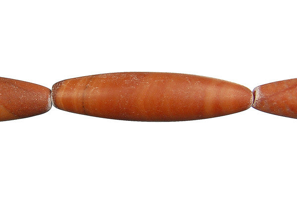 Red Zebra Jasper Rice Beads