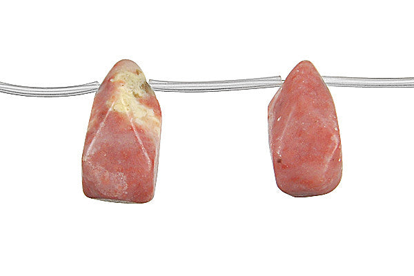 Spice Jasper Machine Faceted Briolette Beads