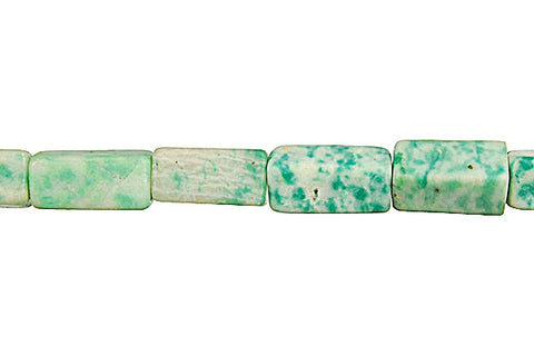 Tree Agate Square Tube Beads