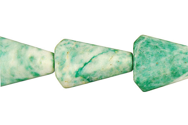 Tree Agate Triangle Beads